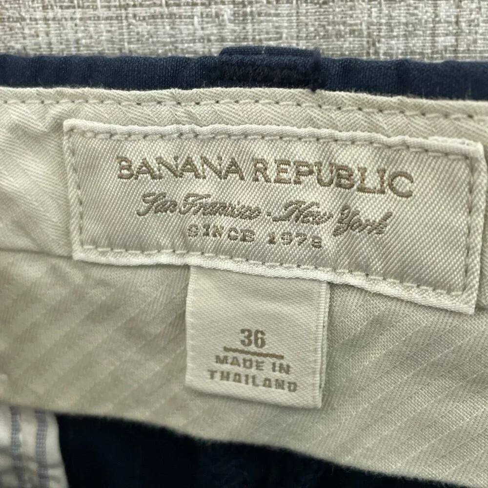 Banana Republic chino Shorts Mens 36 blue 4062